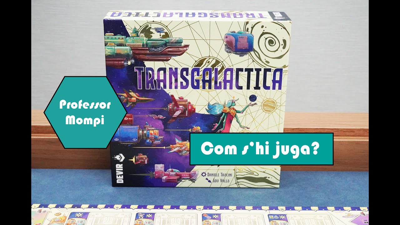 Trangalàctica - Joc de taula - Tutorial de Professor Mompi