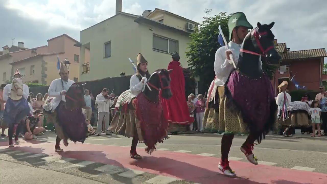 Balls de gegants i caballets a la cercavila de la Festa Major de Sant Feliu de Pallerols de Xavier Àgueda COMPETIC
