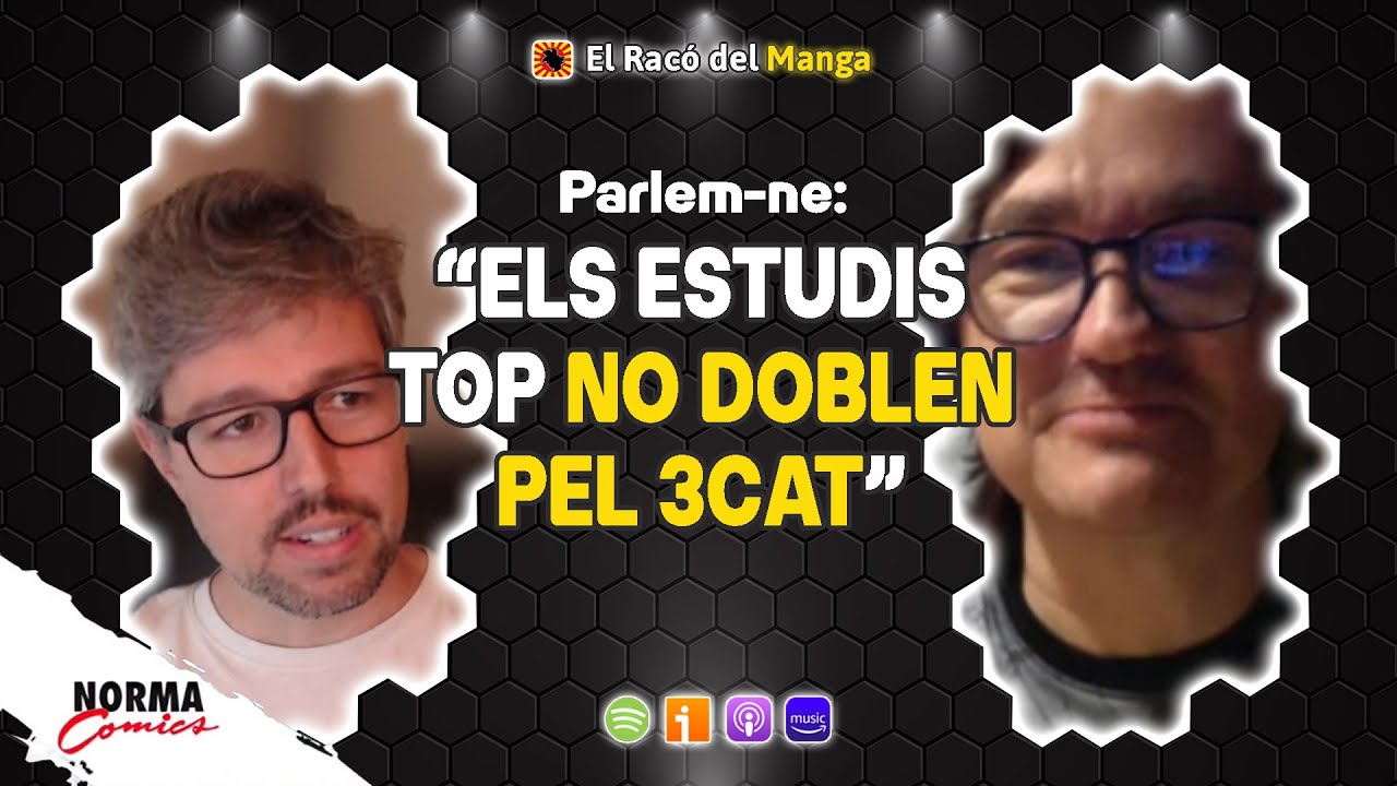 Parlem-ne amb ALBERT TRIFOL i MIQUEL STRUBELL: "Els estudis TOP no doblen pel 3Cat" #ElRacoDelManga de El Racó del Manga