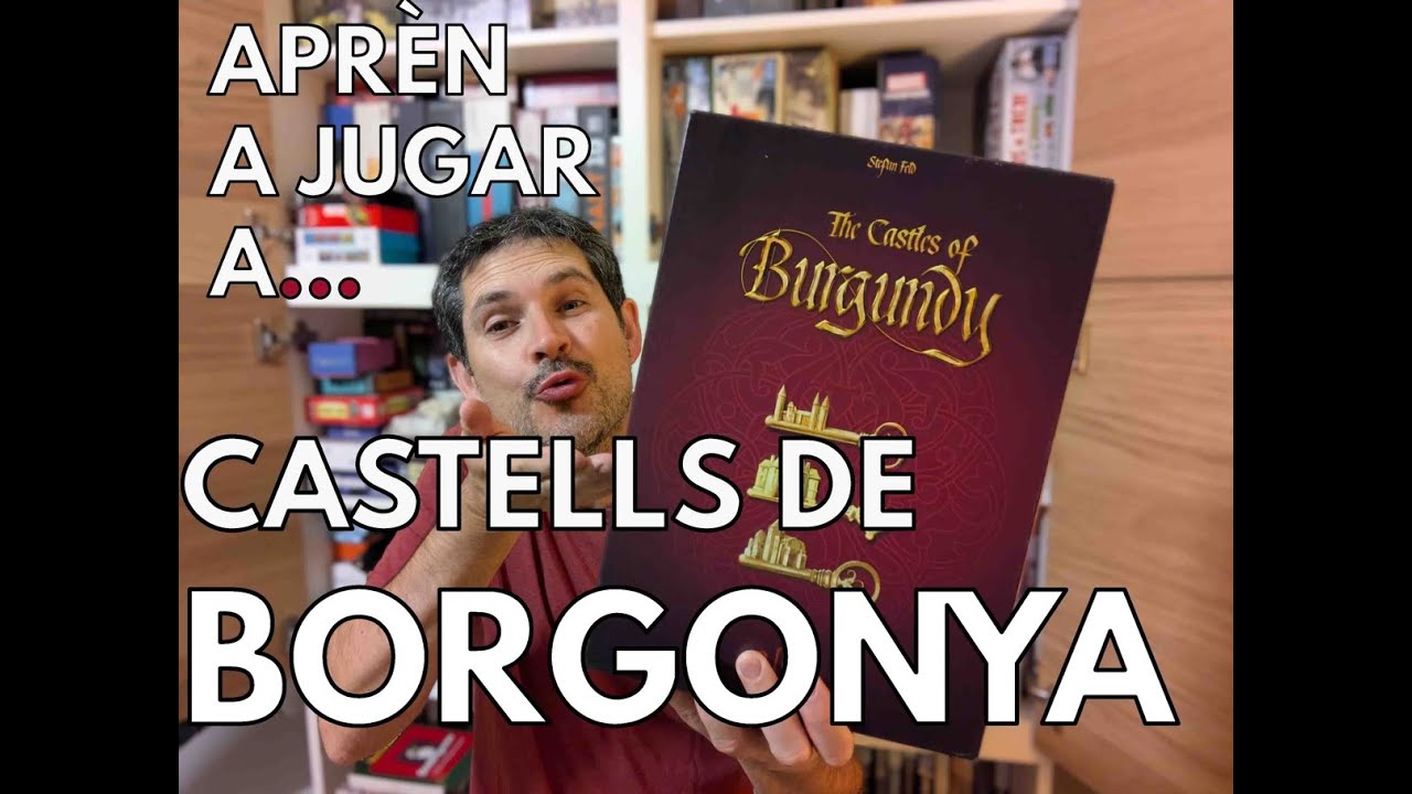 ELS CASTELLS DE BORGONYA . TUTORIAL I PARTIDA (Taula Vs Plana) #jocsdetaula de La Taula Plana