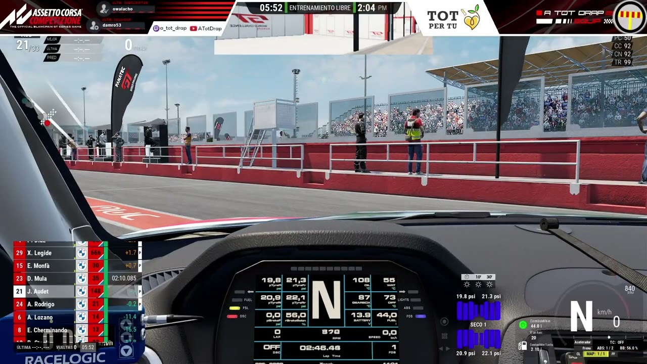Campionat GAS - BMW M2 | R1 - Misano | Team ATOTDRAP de A tot Drap Simulador