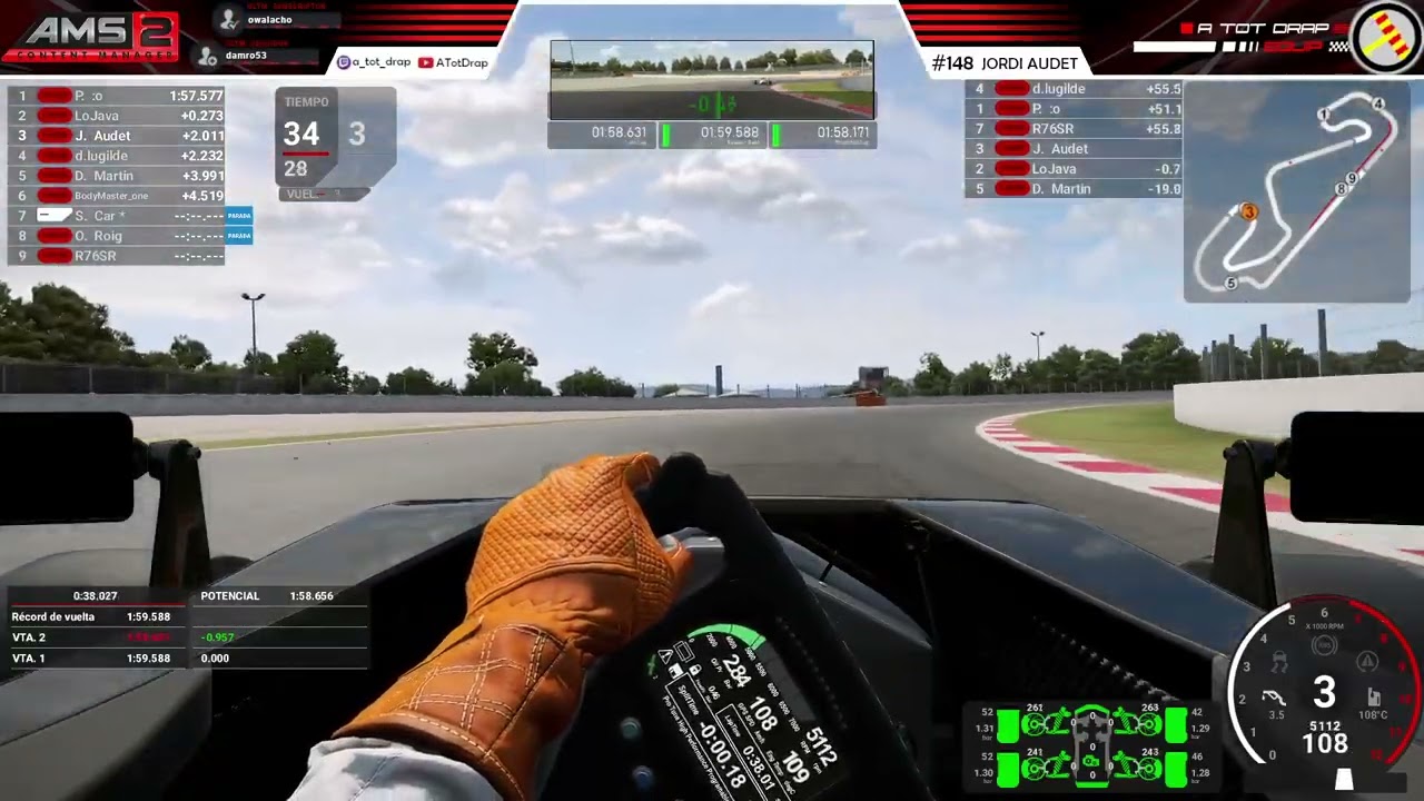 Campionat F-Inter | R3 - Circuti de Catalunya-Barcelona | ATOTDRAP de A tot Drap Simulador