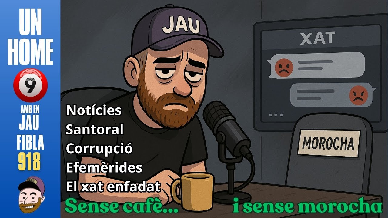 ⏰918 #UnHome9 12/6/2025 Corrupteles i succesos sense cafè, sense Morotxa, i el xat enfadat. de JauTV