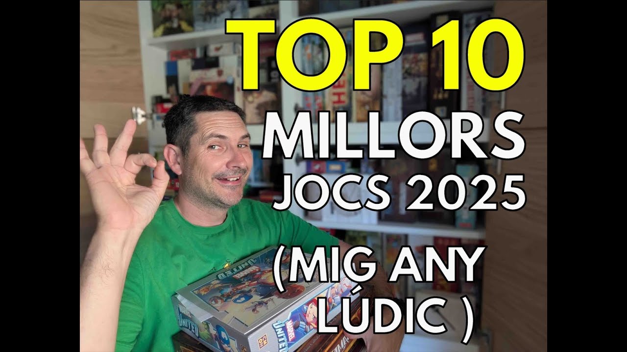TOP MIG ANY 2025. CONEIX ELS MILLORS JOCS DEL 2025 #jocsdetaula #top10 #top2025 de La Taula Plana