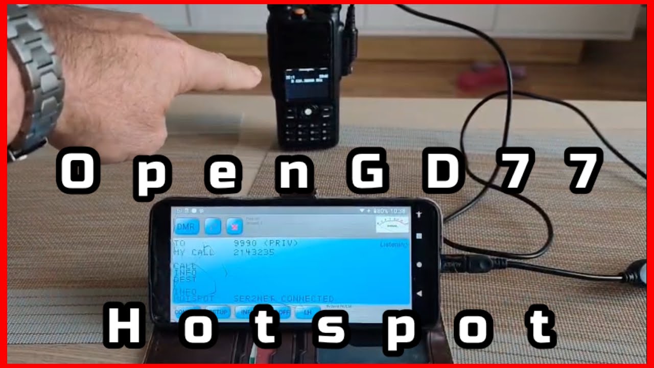 OpenGD77 Hotspot mode de EA3HSL Jordi