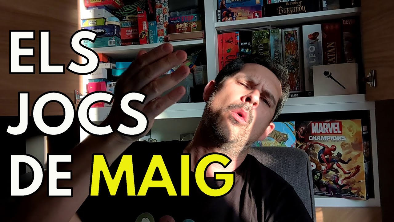 ELS JOCS DE MAIG. TOP 5 + JUGAT, EL VERKAMI, EL LLARG, EL PARTY, L'INFANTIL I MOLTS MÉS #jocsdetaula de La Taula Plana