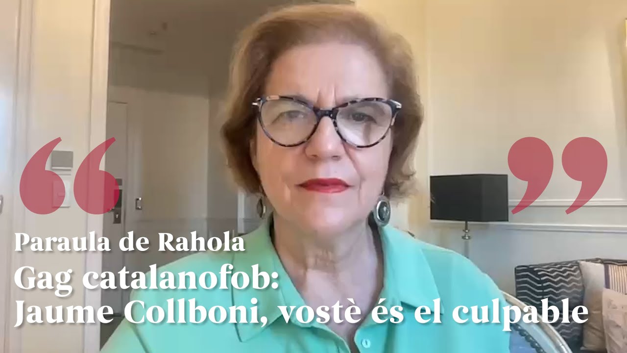 PARAULA DE RAHOLA | Gag catalanofob: Jaume Collboni, vostè és el culpable de Paraula de Rahola