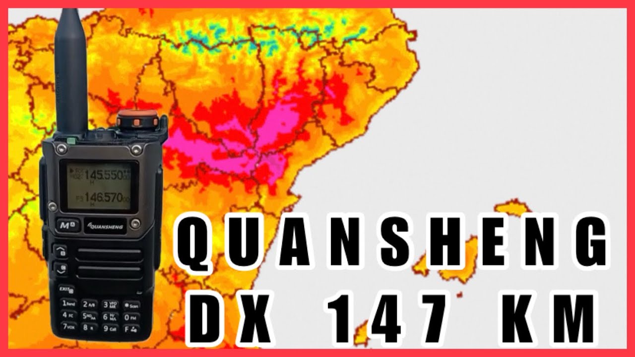 DX QUANSHENG 147 KM #radioaficionat de EA3HSL Jordi