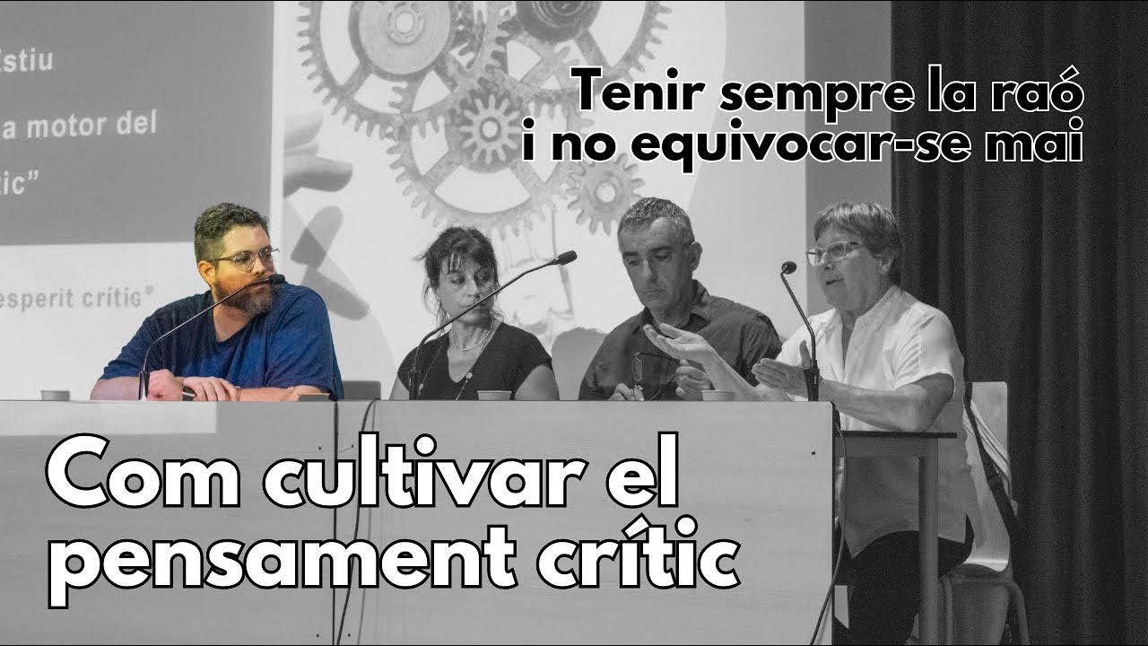 👨‍🏫 COM CULTIVAR L'ESPERIT CRÍTIC ► Tenir sempre la raó i no equivocar-se mai de Filosofia d'estar per casa