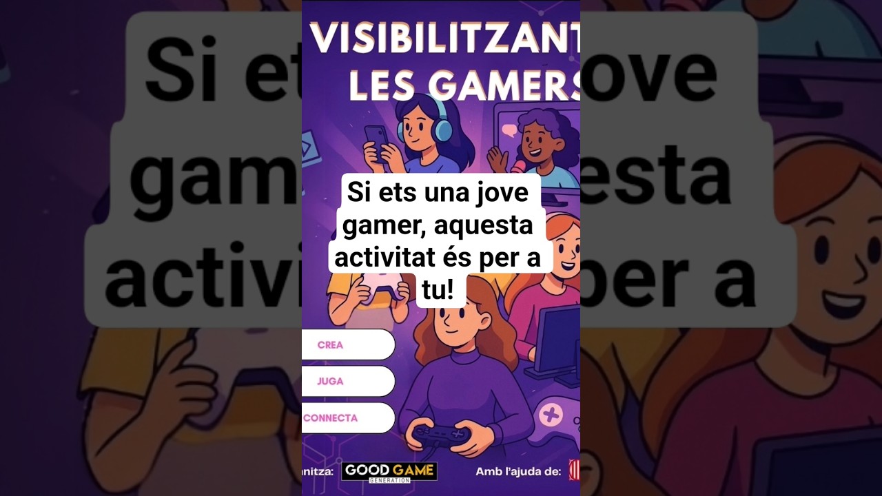 si ets una jove gamer, aquest estiu tens una cita! Més info a @GoodGameGenerationGGGen de Simmer Valenciana