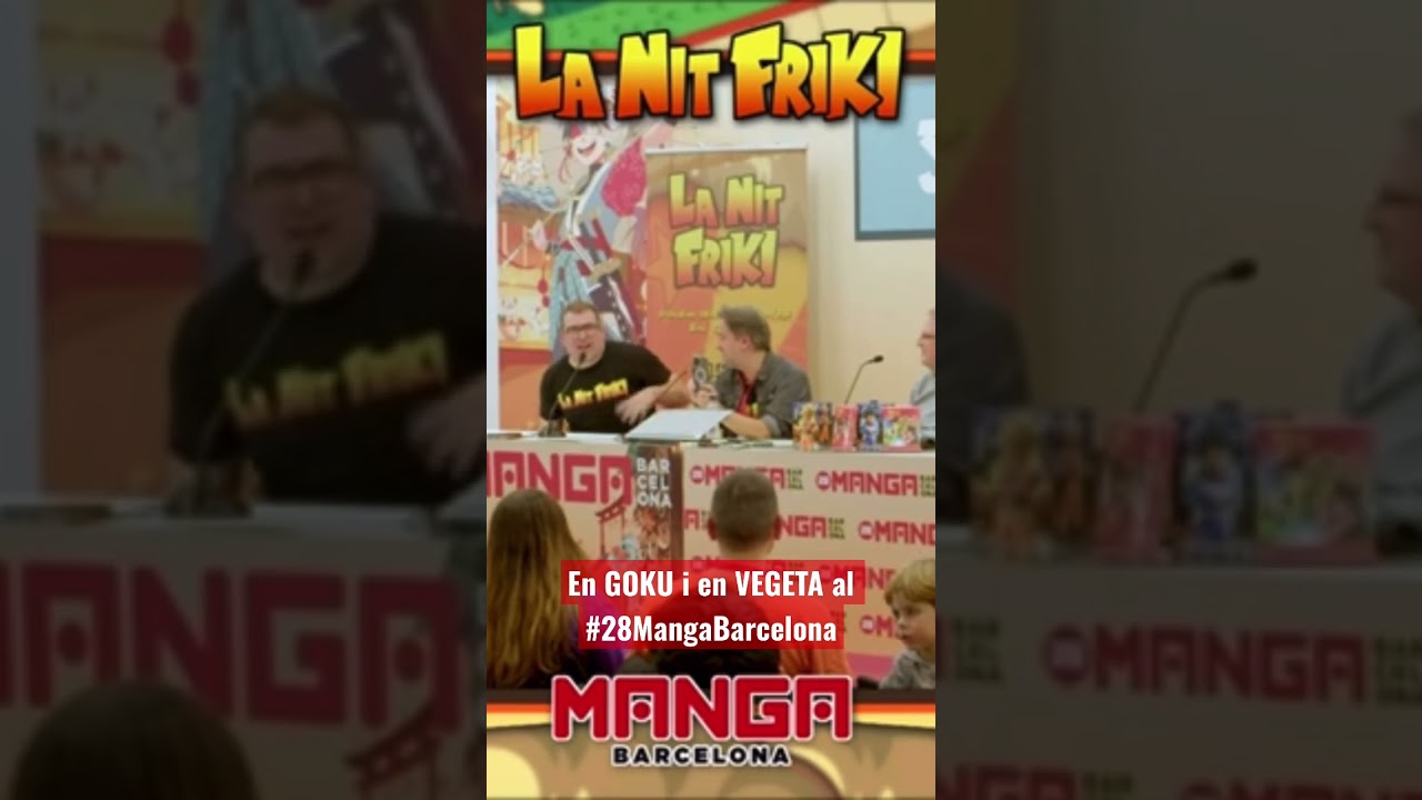 En Goku a La Nit Friki, responent preguntes del públic en el #28MangaBarcelona de La Nit Friki