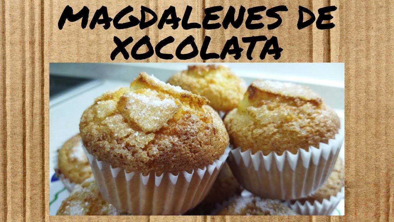 MAGDALENES de XOCOLATA - recepta FÀCIL - dolços CASOLANS - DOLÇOS en CATALÀ de Dolça Terra