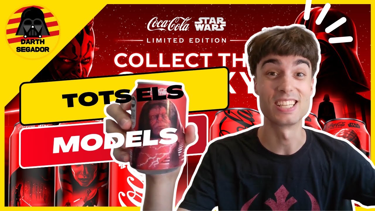 🥤 TOTS ELS MODELS de la col·laboració entre STAR WARS i COCA-COLA de Darth Segador