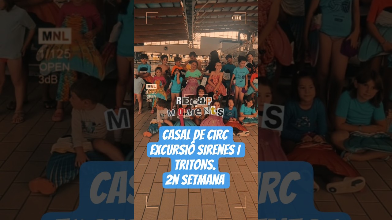 Resum sortida del casal de circ al club natació Sabadell a fer de SIRENES I TRITONS #lacolombinabcn de LA COLOMBINA BCN