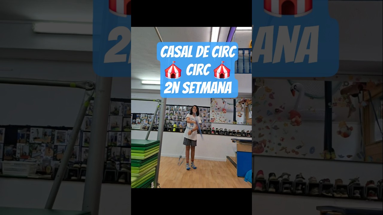 Resum: classes de circ de la 2n setmana del casal d'estiu de circ! 🎪🎪 #lacolombinabcn #casaldecirc de LA COLOMBINA BCN