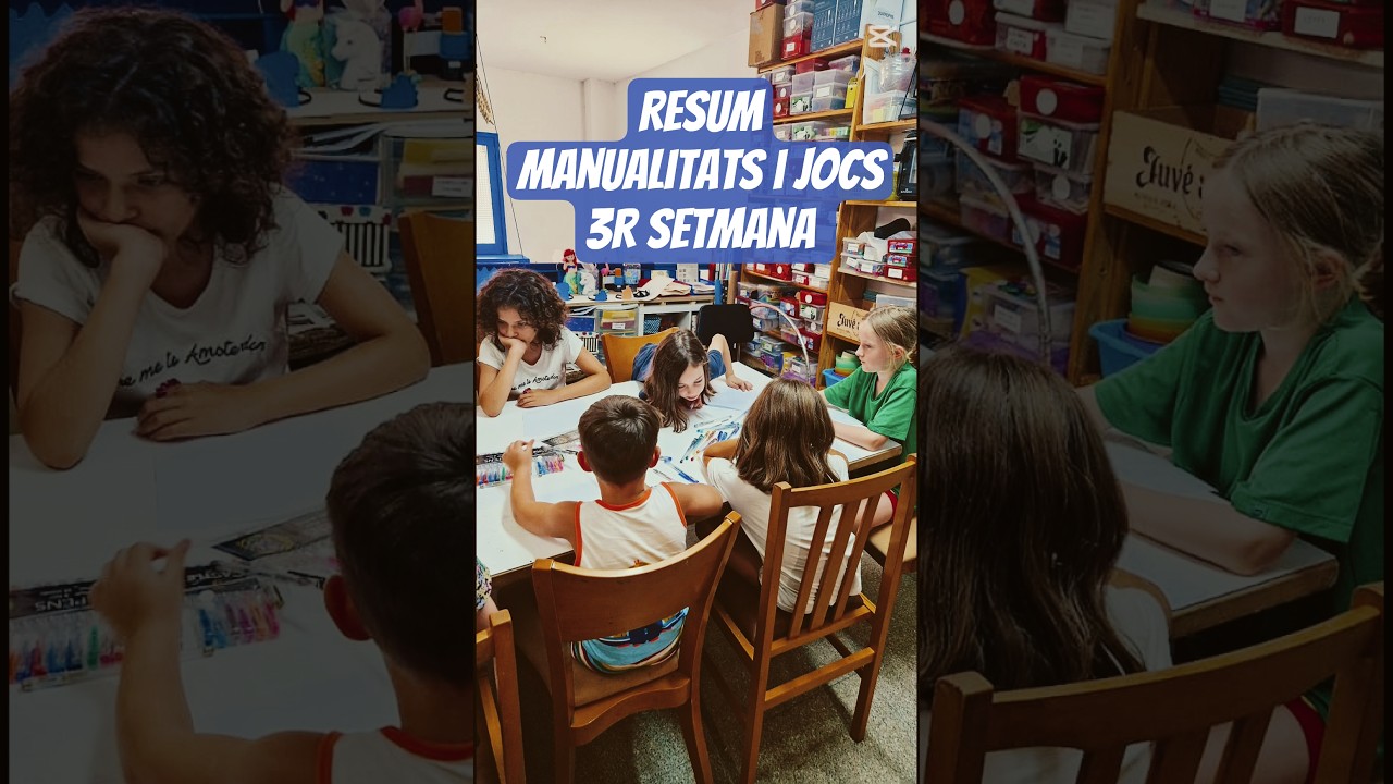 Resum Manualitats I jocs 3r setmana. #lacolombinabcn #casaldestiu #lacolombinabarcelona de LA COLOMBINA BCN