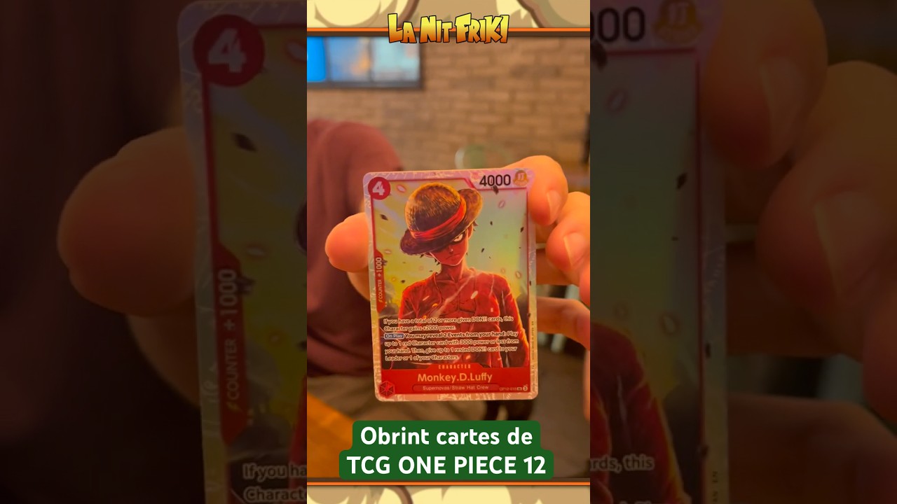 Obrim cartes de TCG ONE PIECE 12 - amb Marc Zanni i Sergio Olmo de La Nit Friki