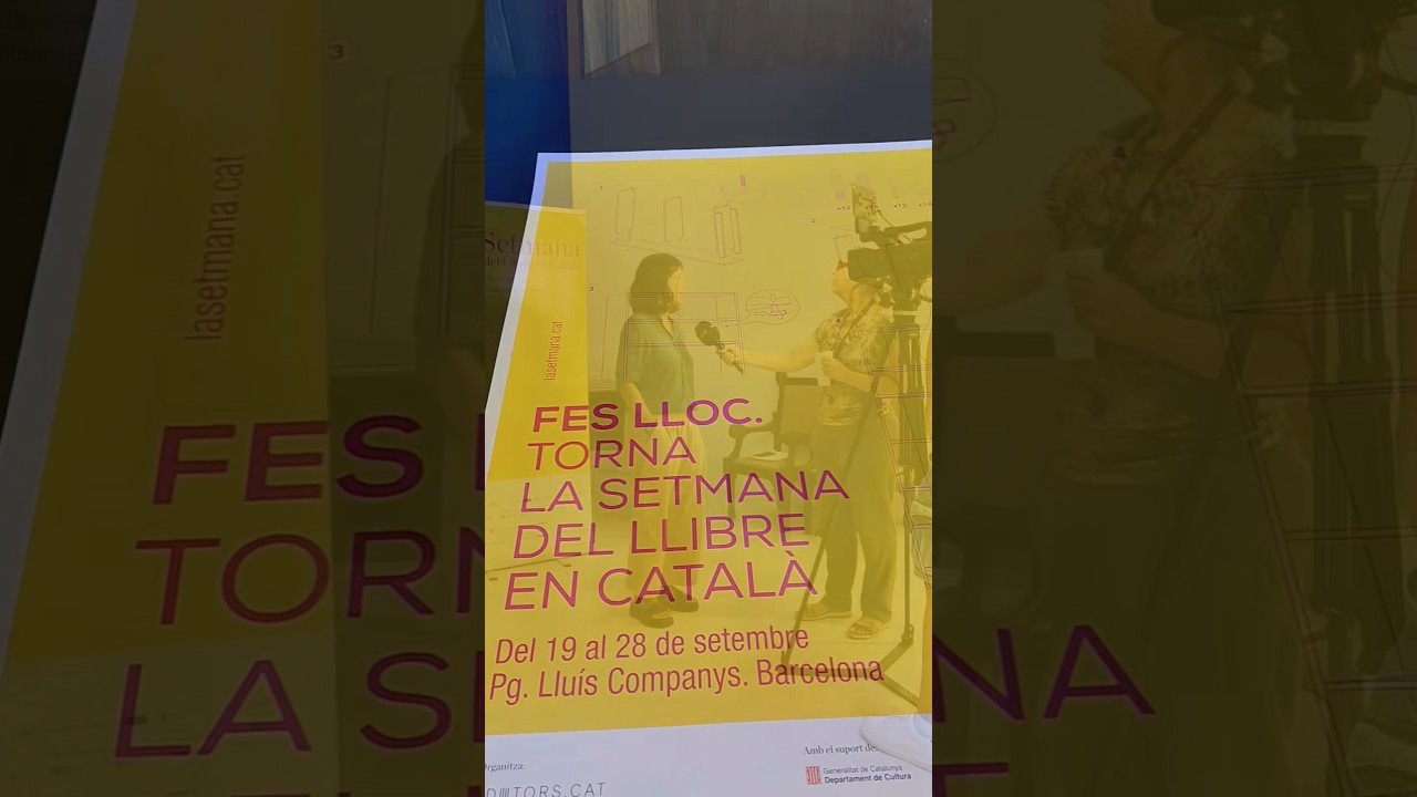 Roda de premsa de La Setmana del Llibre en Català 2025 😍 de Paraula de Mixa