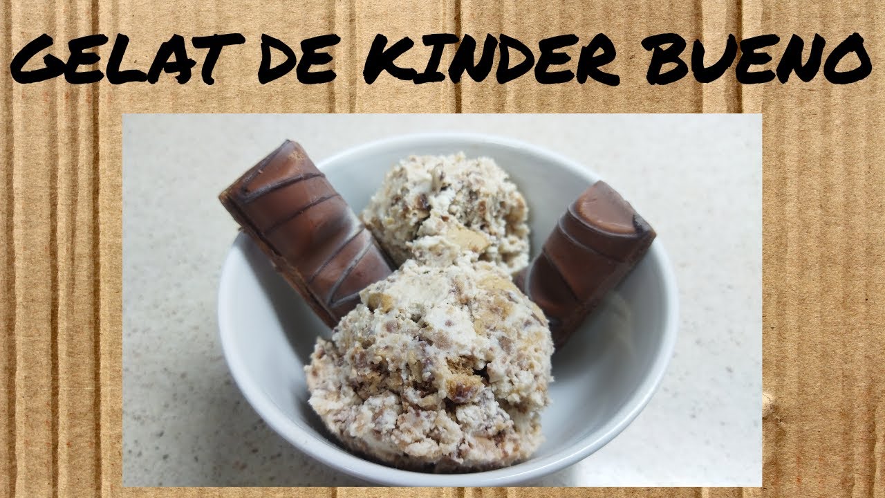 GELAT de KINDER BUENO - recepta FÀCIL - pocs INGREDIENTS - gelat CASOLÀ - dolços en CATALÀ de Dolça Terra