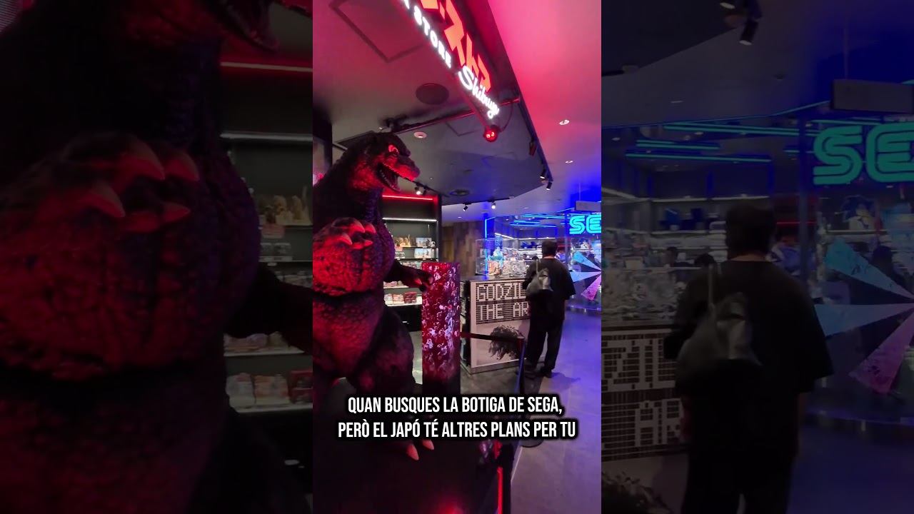El Japó sempre té sorpreses preparades!! 😂😍 #Sega #Godzilla #Jojo #Shibuya #Tokyo de Aventuraxjapo