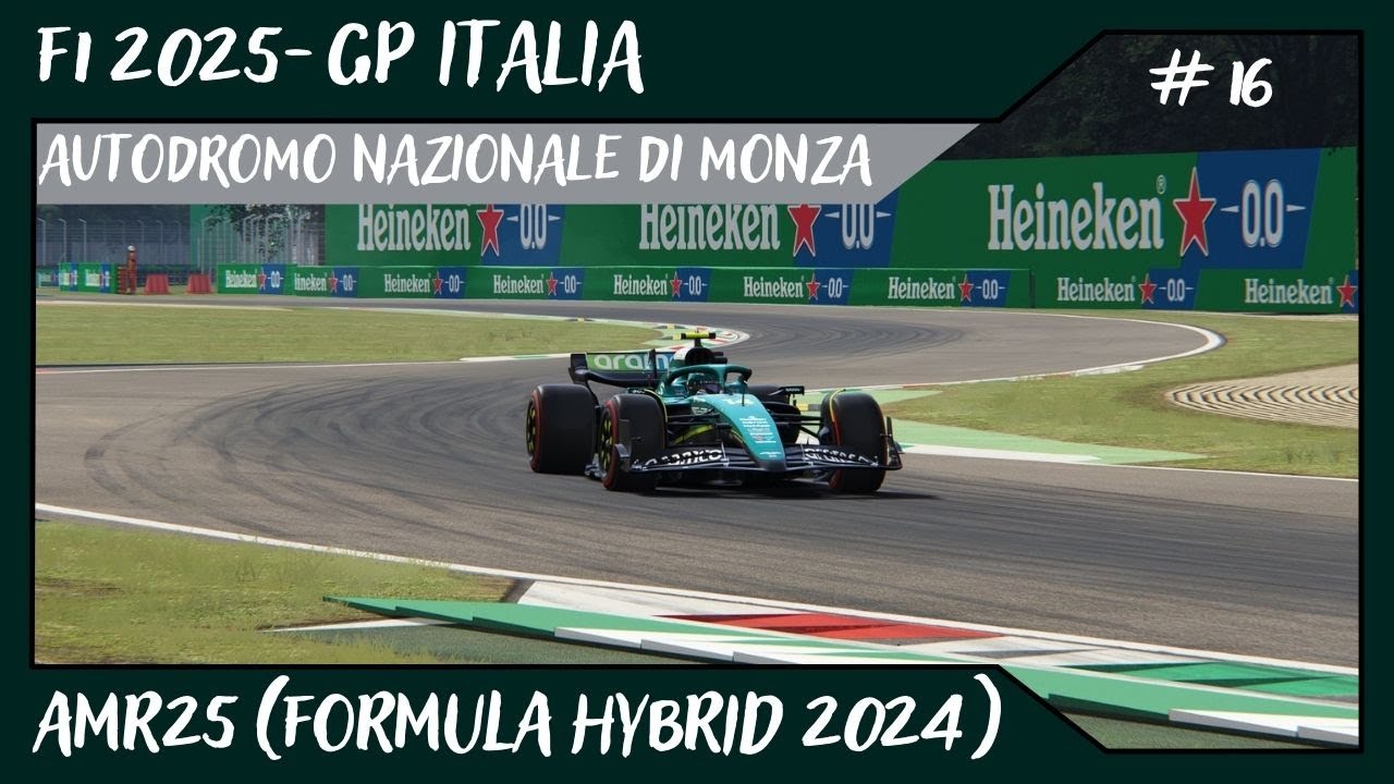 F1 2025 - GP ITALIA @ Autodromo Nazionale di Monza // AMR25 (Formula Hybrid 2024) // #16 de Alvamoll7