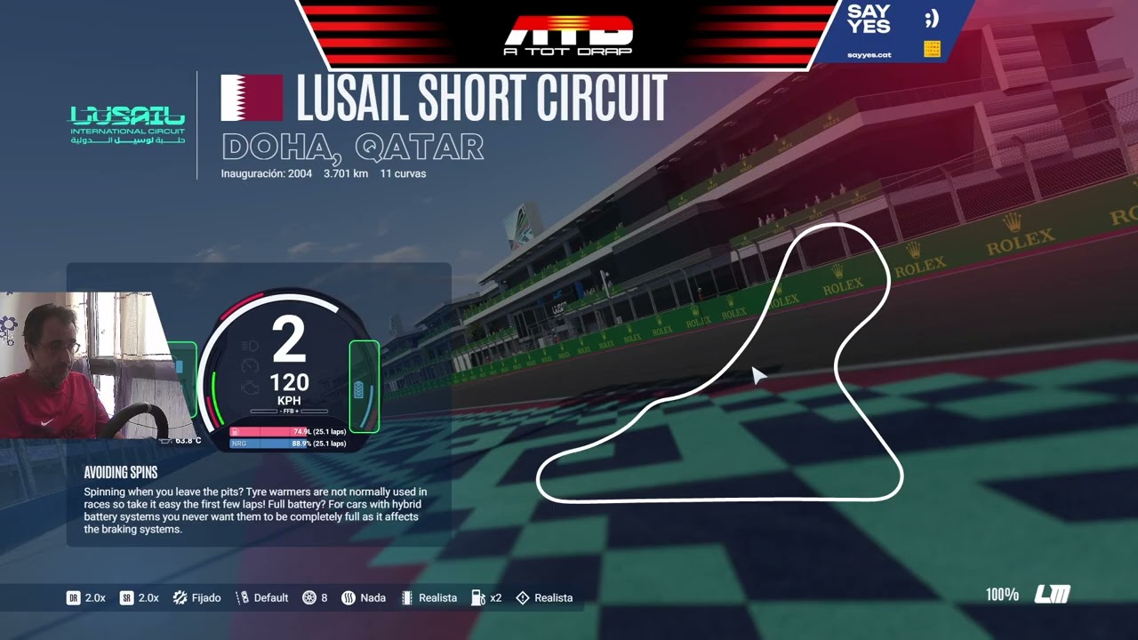 LMU amb el LMP3 ☠ en Qatar Short | A TOT DRAP de A tot Drap Simulador