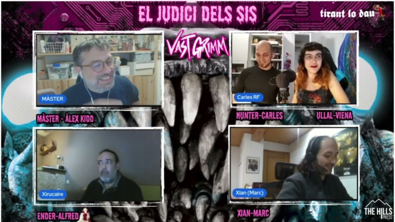 "El Judici dels sis" Vast Grimm - sessió 1/2 #rolencatalà de Tirant lo dau