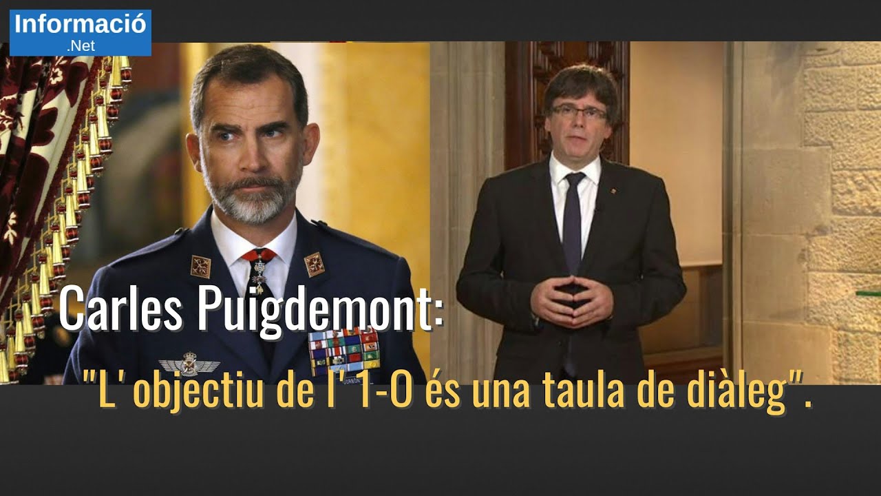 139 - La resposta de Puigdemont al discurs del Borbó - 3 i 4 d'octubre de 2017 de NetInformacio