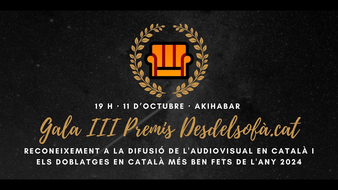 Gala III Premis Desdelsofà.cat de Desdelsofà