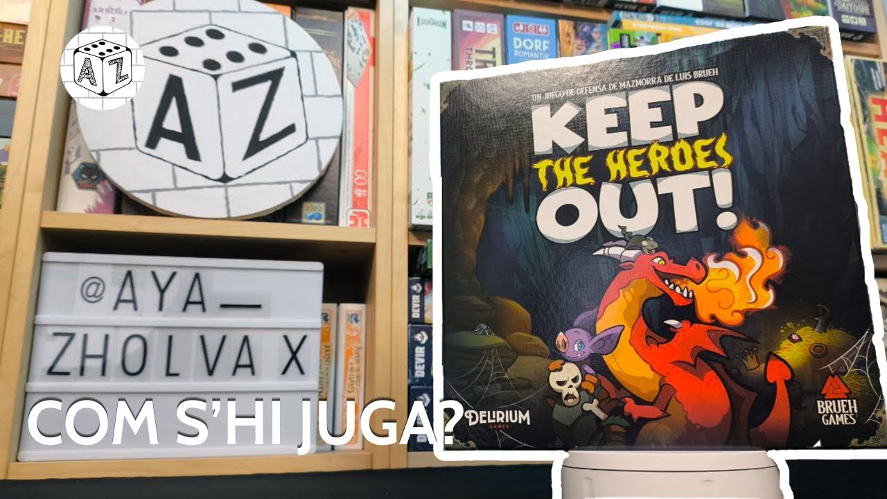 🎯 KEEP THE HEROES OUT! - Com s'hi juga? [tutorial] de Aya_ZholvaX: Jocs de taula