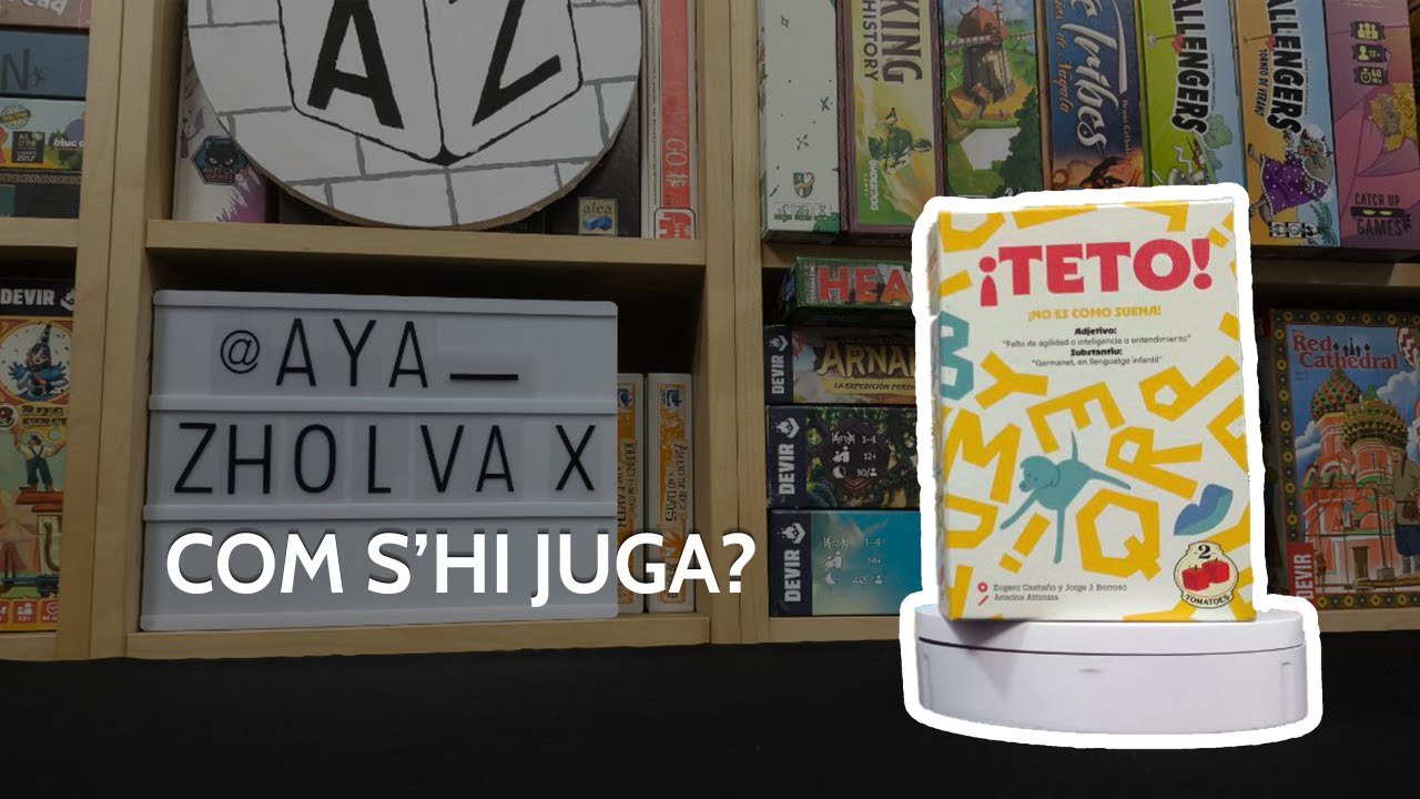 🎉 TETO: Com s'hi juga? [tutorial] de Aya_ZholvaX: Jocs de taula