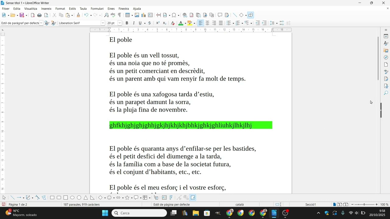 Com i per què posar seccions amb Libreoffice Writer de Xavier Àgueda COMPETIC