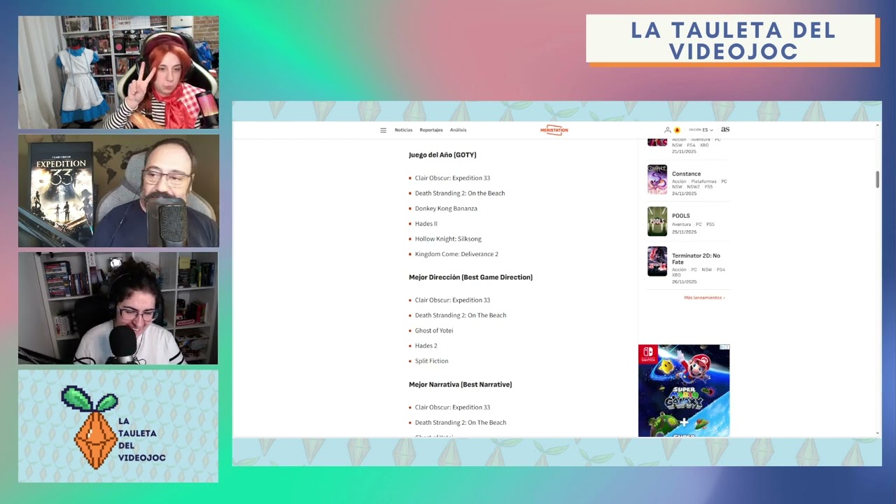 [La Tauleta del Videojoc] -🌟Nominats GOTY i Expedition 33 de Simmer Valenciana