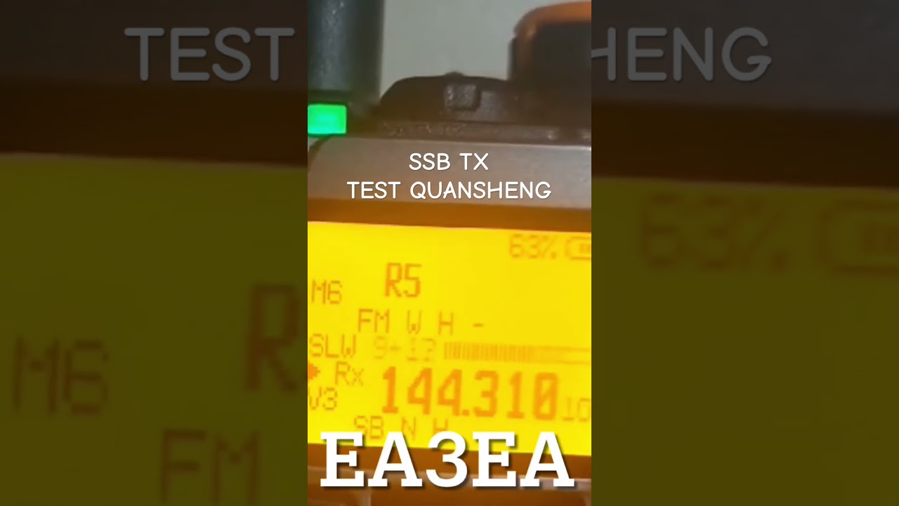 SSB TX QUANSHENG WALKIE-TALKIE #radioaficionat #hamradio de EA3HSL Jordi