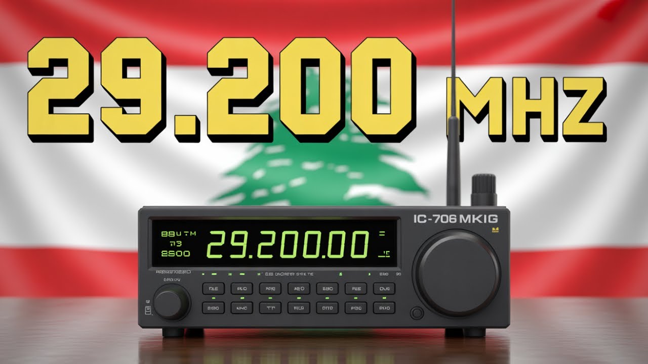 DESCOBREIX 29MHz FM OD5VB HAM RADIO de EA3HSL Jordi