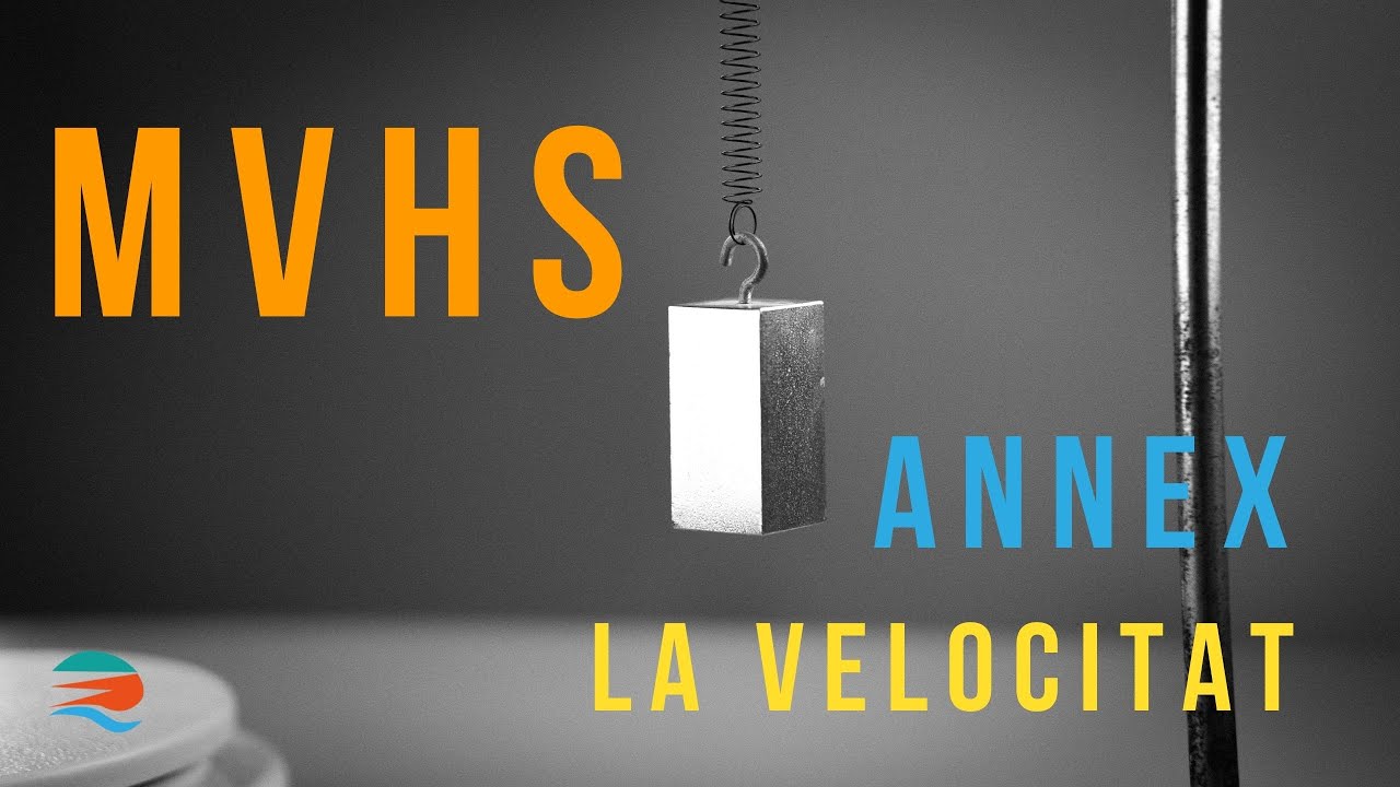ANNEX: LA VELOCITAT de Física i Química Batxillerat