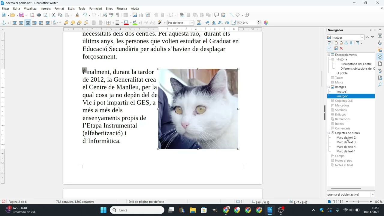 Com fer servir el navegador de Libreoffice Writer de Xavier Àgueda COMPETIC
