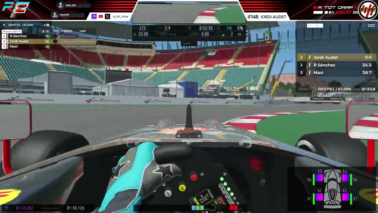 Campionat USF-17 JUSTRACE.net | R2-MEXIC | ATOTDRAP de A tot Drap Simulador