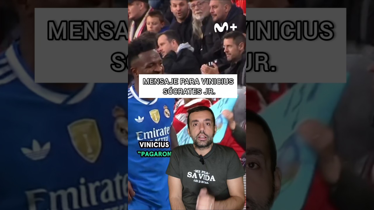 Mensaje para Vinicius en nombre de todas las aficiones de España. de Àngel Aguiló Palou