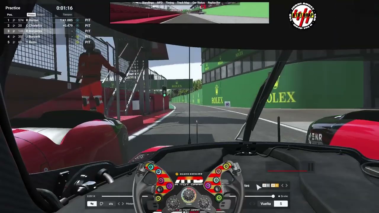 LMU | ELMS 4h IMOLA - DRIVER SWAP ATOTDRAP de A tot Drap Simulador
