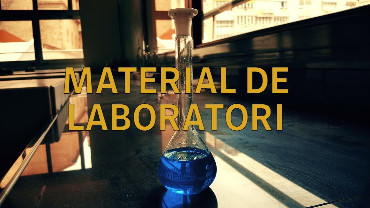 MATERIAL DE LABORATORI de Física i Química Batxillerat