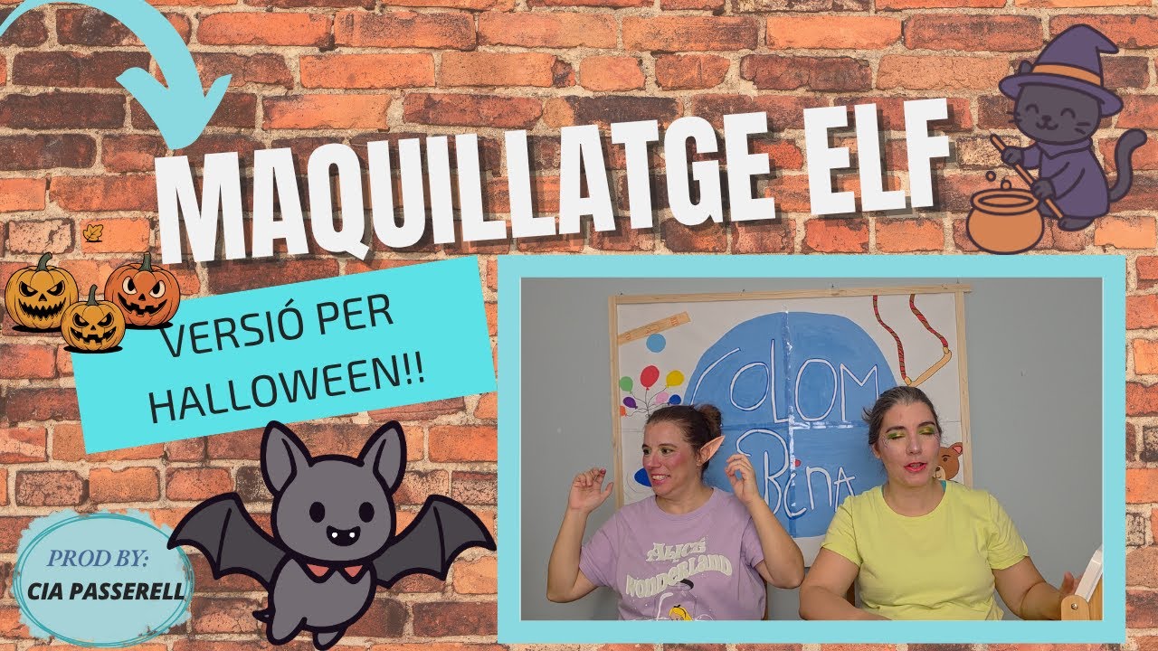 🧝‍♀️ MAQUILLATGE D'ELF DE HALLOWEEN FÀCIL I DIVERTIT (Circ Edition! 🎪) de LA COLOMBINA BCN