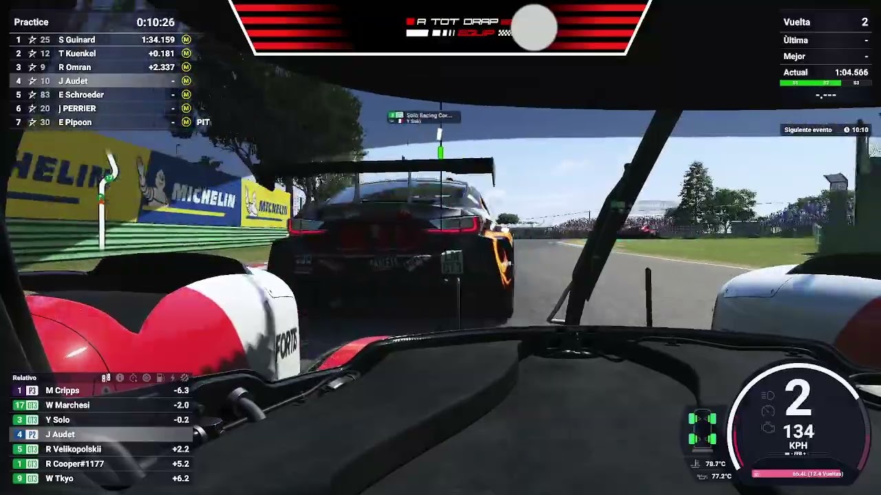 LMU | Test 4h Imola - Lmp2 | ATOTDRAP de A tot Drap Simulador