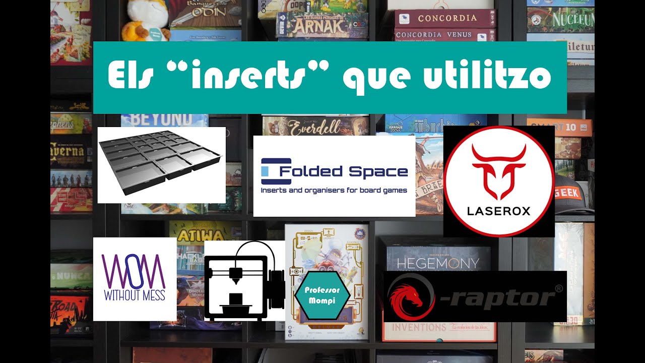 Els "inserts" que utilitzo de Professor Mompi