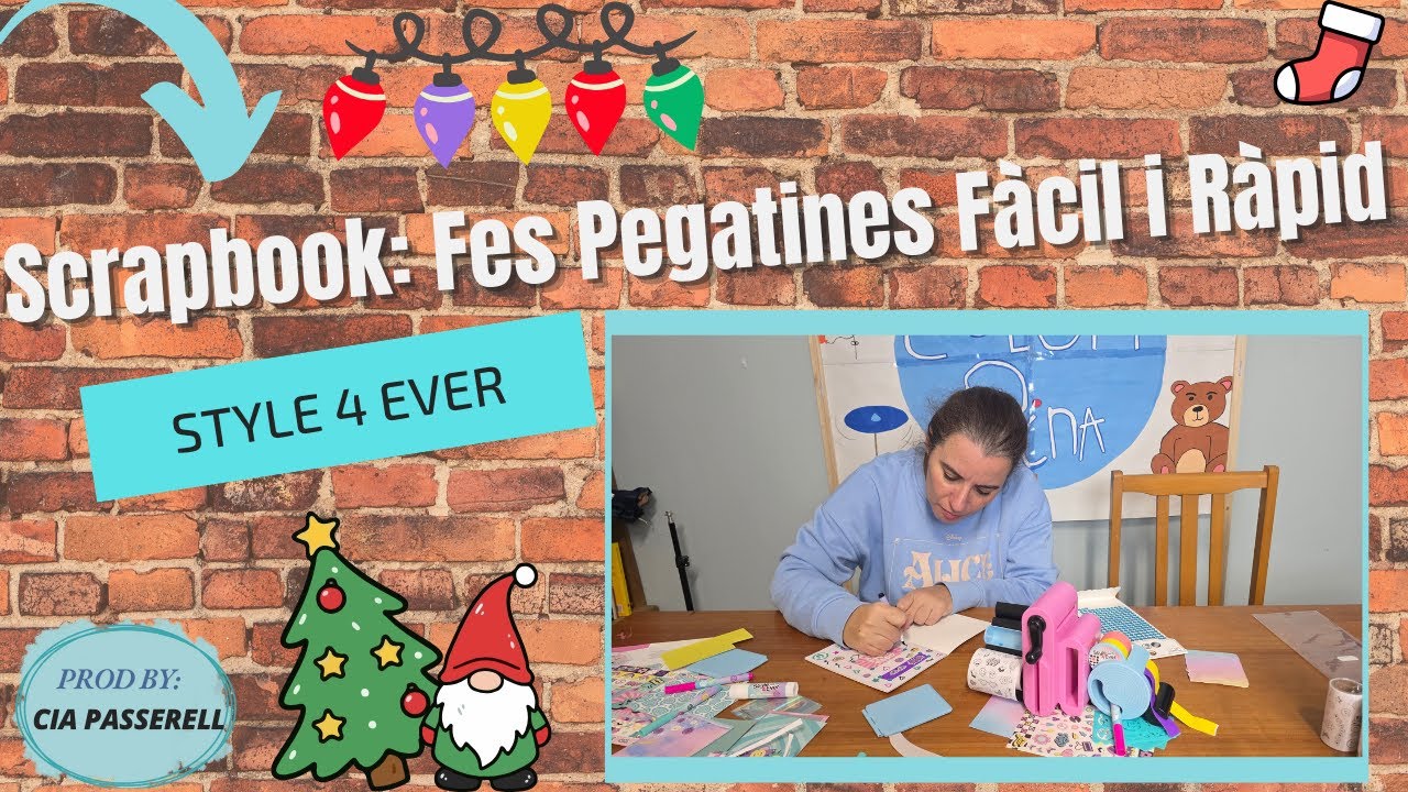 ✂️✨Scrapbooking FÀCIL i RÀPID! Fes EL TEU Quadern de Pegatines amb la MÀQUINA MÉS "CUQUI" del món! de LA COLOMBINA BCN