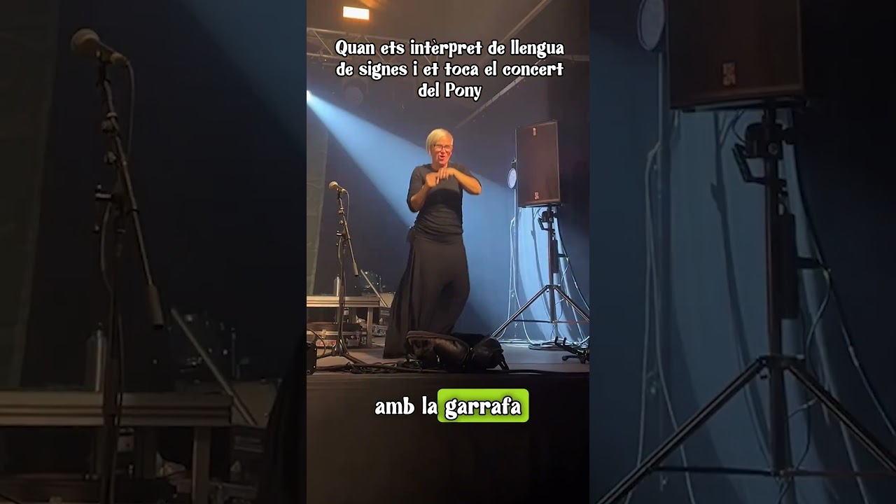 PONY EN LLENGUA DE SIGNES amb Eva Colldeforn i Montse Rossinyol!💚 de El Pony Pisador