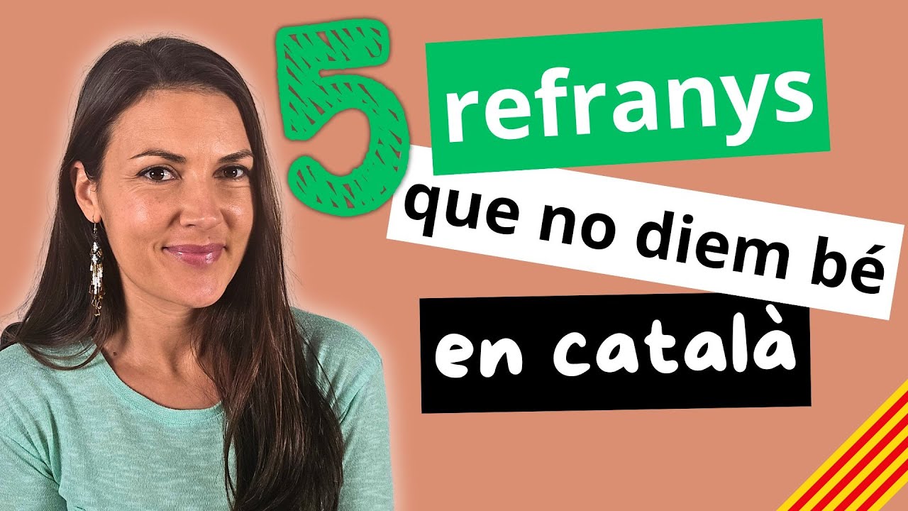 ✋🏼 5 REFRANYS que no diem bé en CATALÀ | Com es diu "En casa de herrero, cuchillo de palo"? de Parlem d'escriure en català