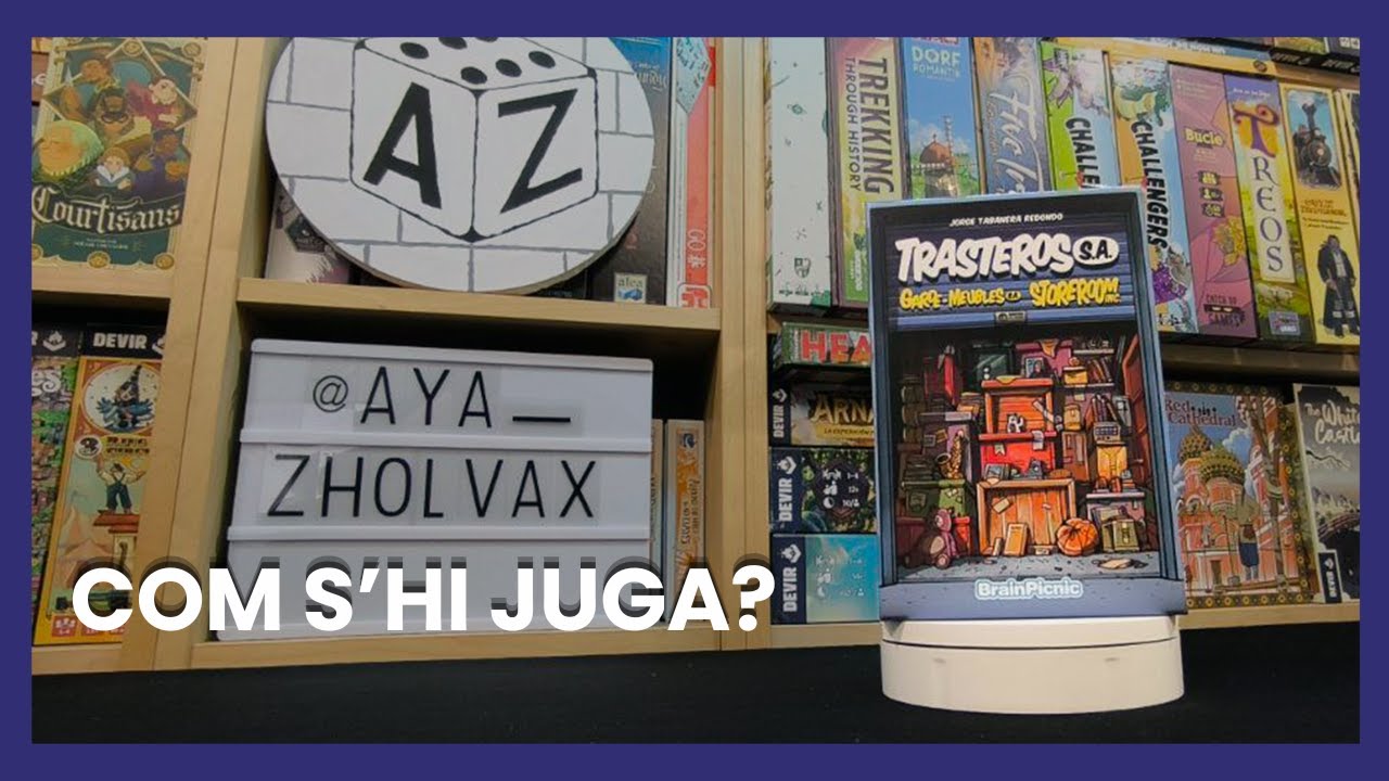 📦 TRASTEROS S.A. - Com s'hi juga? [tutorial] de Aya_ZholvaX: Jocs de taula