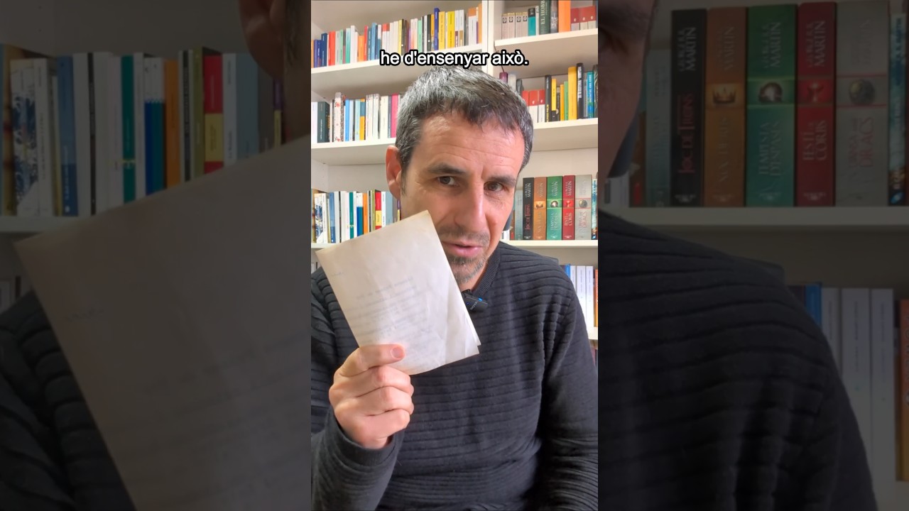 Ma mare ha trobat la llista de les meves lectures obligatòries de primer de BUP 😱 de Els Book Hunters