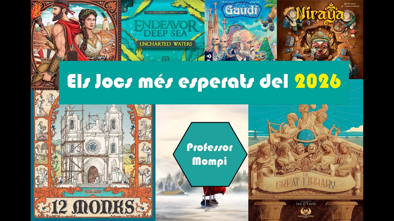 Els jocs i ampliacions més esperats del 2026 de Professor Mompi